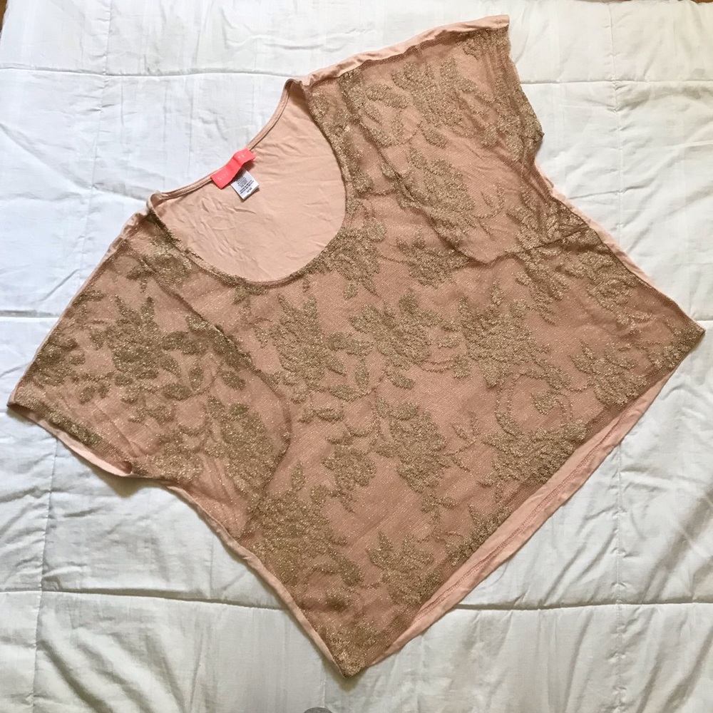 Soul Cake// Sheer Top// Sz Medium
